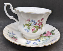 Load image into Gallery viewer, Vintage Royal Albert Bone China Tea Cup & Saucer - Summertime Series - Bourton