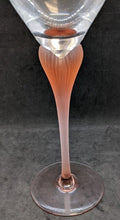 Load image into Gallery viewer, 1980's MIKASA Sea Mist Coral Frosted Stemware Crystal Water Goblet