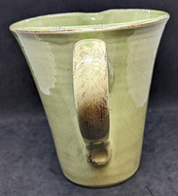 Load image into Gallery viewer, Vintage Hand Painted In India Green Ceramic Water Pitcher