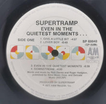 Load image into Gallery viewer, Even In The Quietest Moments... by Supertramp (1977, 12" Vinyl Record) Excellent
