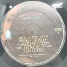 Load image into Gallery viewer, Greatest Hits by Roxy Music (1977, 12" Vinyl Record) Excellent