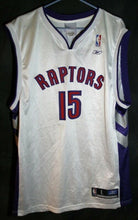 Load image into Gallery viewer, Raptors Reebok Basket Ball Jersey…Carter #15,,,Sz.L.