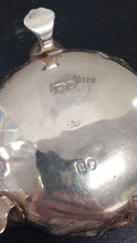 Load image into Gallery viewer, 2 x 1875 Sterling Silver Footed Salt Bowls With Spoons - Robert Harper Maker
