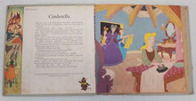Load image into Gallery viewer, Walt Disney’s Cinderella RCA Victor Storybook Records Yellow Vinyls