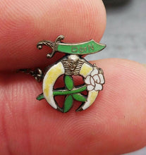 Load image into Gallery viewer, Kent 10KT-14KT Sword & Moon Crescent Chained Brooches