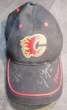 Load image into Gallery viewer, NHL Calgary Flames Cap Signed By Jarome Iginla and Tony Almonte