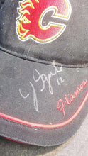 Load image into Gallery viewer, NHL Calgary Flames Cap Signed By Jarome Iginla and Tony Almonte