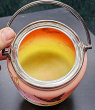 Load image into Gallery viewer, Victorian Thomas Webb & Sons Queens Burmese Ware Sunset Glass Biscuit Barrel