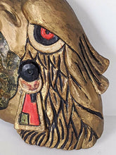 Load image into Gallery viewer, Vintage Wood Carving by Mexican Artist R.R. Pineda