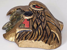 Load image into Gallery viewer, Vintage Wood Carving by Mexican Artist R.R. Pineda