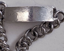 Load image into Gallery viewer, Silver Tone Jorgen Jensen - Denmark - ID Bracelet - 6.5" - Toggle Clasp