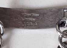 Load image into Gallery viewer, Silver Tone Jorgen Jensen - Denmark - ID Bracelet - 6.5" - Toggle Clasp