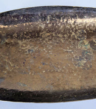 Load image into Gallery viewer, Vintage Brass Hammered Footed Tray - Made in England