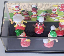 Load image into Gallery viewer, Loacker Complete Dwarf Soccer Figurine Collection In Showcase