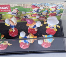 Load image into Gallery viewer, Loacker Complete Dwarf Soccer Figurine Collection In Showcase