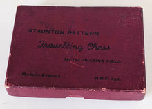 Load image into Gallery viewer, Staunton Pattern Traveling Chess Playing Field - Made in England