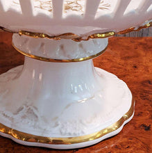 Load image into Gallery viewer, Davenport, Longport Staffordshire, Pedestal Compote Bowl - Teal & Gold - AS IS