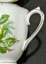 Load image into Gallery viewer, ROYAL ALBERT Bone China Tea Cup & Saucer - Yellow - "Tea Rose"
