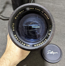 Load image into Gallery viewer, Soligor Camera Lens 1:55 300mm Auto -- Made in Japan - With Case - As Is