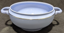 Load image into Gallery viewer, 5 Blue With Platinum Rim Serving Pieces by Johann Haviland - Tureens Etc.