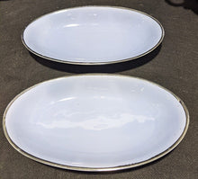 Load image into Gallery viewer, 5 Blue With Platinum Rim Serving Pieces by Johann Haviland - Tureens Etc.