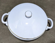 Load image into Gallery viewer, Blue With Platinum Rim Small Lidded Tureen by Johann Haviland