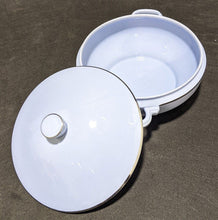 Load image into Gallery viewer, Blue With Platinum Rim Small Lidded Tureen by Johann Haviland