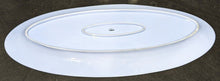 Load image into Gallery viewer, Blue With Platinum Rim Oval Fish Serving Platter by Johann Haviland