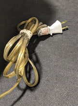 Load image into Gallery viewer, Milk Glass Table Lamp, Chrome Tone Base -- Working!