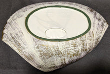 Load image into Gallery viewer, Large Ceramic Shell Decor by Haeger with Gold Tweed Glaze (22Kt) w Fruit