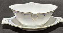 Load image into Gallery viewer, H & C Schlaggenwald Czechloslovakia China - Gravy Boat with Attached Underplate