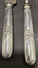 Load image into Gallery viewer, Silver Plate Handle Carving Fork & Knife Set - Believe To Be Christofle