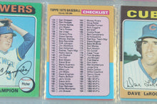 Load image into Gallery viewer, 1975 Topps Baseball Cards Set, EX-MT - MT w/ Brett, Yount, Aaron, Jackson