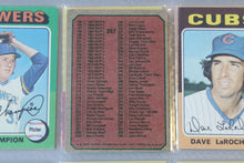 Load image into Gallery viewer, 1975 Topps Baseball Cards Set, EX-MT - MT w/ Brett, Yount, Aaron, Jackson