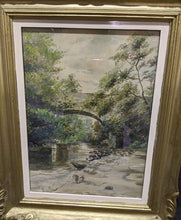 Load image into Gallery viewer, Beautiful Gold Tone Framed Water Color by F. A. Lawrence