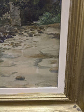 Load image into Gallery viewer, Beautiful Gold Tone Framed Water Color by F. A. Lawrence