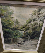 Load image into Gallery viewer, Beautiful Gold Tone Framed Water Color by F. A. Lawrence