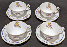 Load image into Gallery viewer, 4 Spode Copeland China Tea Cups & Saucers - Briarwood