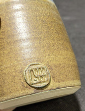 Load image into Gallery viewer, 6 Pc. Earth Tone Blue & Brown Pottery Spice Jar Set