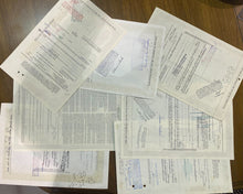 Load image into Gallery viewer, 7 Rare Stock Share Certificates of Different Companies Lot #8