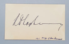 Load image into Gallery viewer, 1947 San Francisco Mayor Roger D. Lapham Autograph Signed w/ Envelope