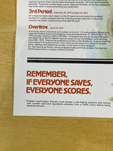 Load image into Gallery viewer, 1974 Lowney's Bobby Orr Store Poster French/English