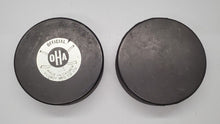 Load image into Gallery viewer, Hockey Pucks Lot - Barrie Flyers & Peterborough Petes