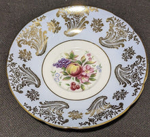 Load image into Gallery viewer, PARAGON Bone China Tea Cup & Saucer - Blue & Gold - Fruit Bouquet in Bowl