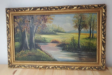 Load image into Gallery viewer, Oil on Canvas Classic Framed Nature Landscape Signed