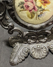 Load image into Gallery viewer, Art Nouveau Dresser Swinging Mirror Frame With Needlepoint Artwork