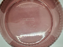 Load image into Gallery viewer, Large Purple Glass Serving Bowl, Ribbed Design