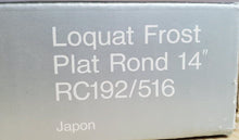 Load image into Gallery viewer, 1980's Frosted Glass Serving Platter, in box