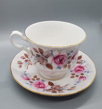 Load image into Gallery viewer, Queen Anne Bone China Tea Cup & Saucer - Rose Border