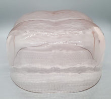 Load image into Gallery viewer, Arte Murano IceT Thin Tangerine Colored Glass Rounded Square Bowl